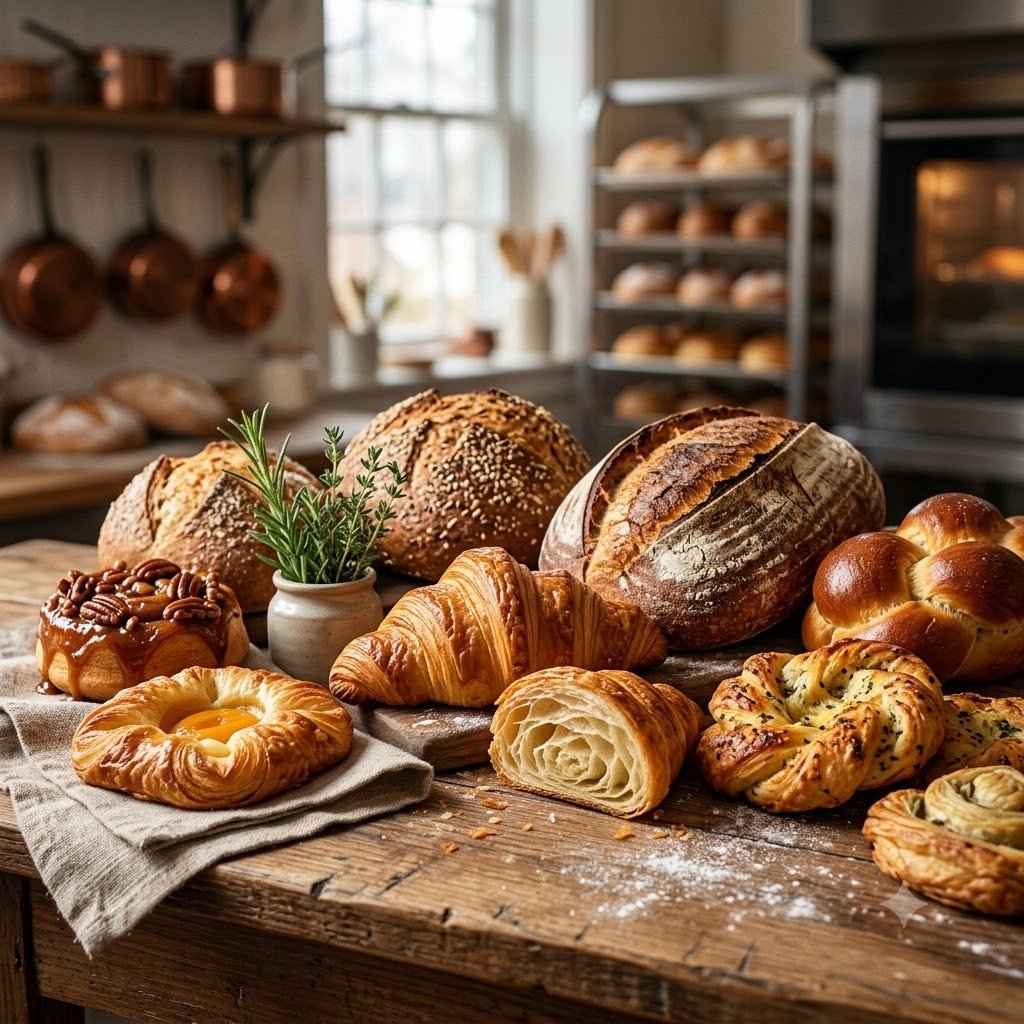 Freshly Baked Breads & Pastries